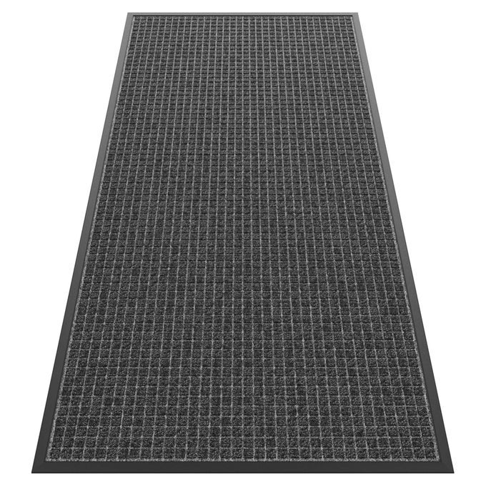 STURDY FRONT DOOR MAT OUTSIDE ENTRANCE 6 X 3 ALLSEASON ALLWEATHER DOORMAT WATERPROOF STAIN AND FADE RESISTANT NATURAL RUBBER INDOOR OUTDOOR WELCOME DOOR MAT TRAP DIRT