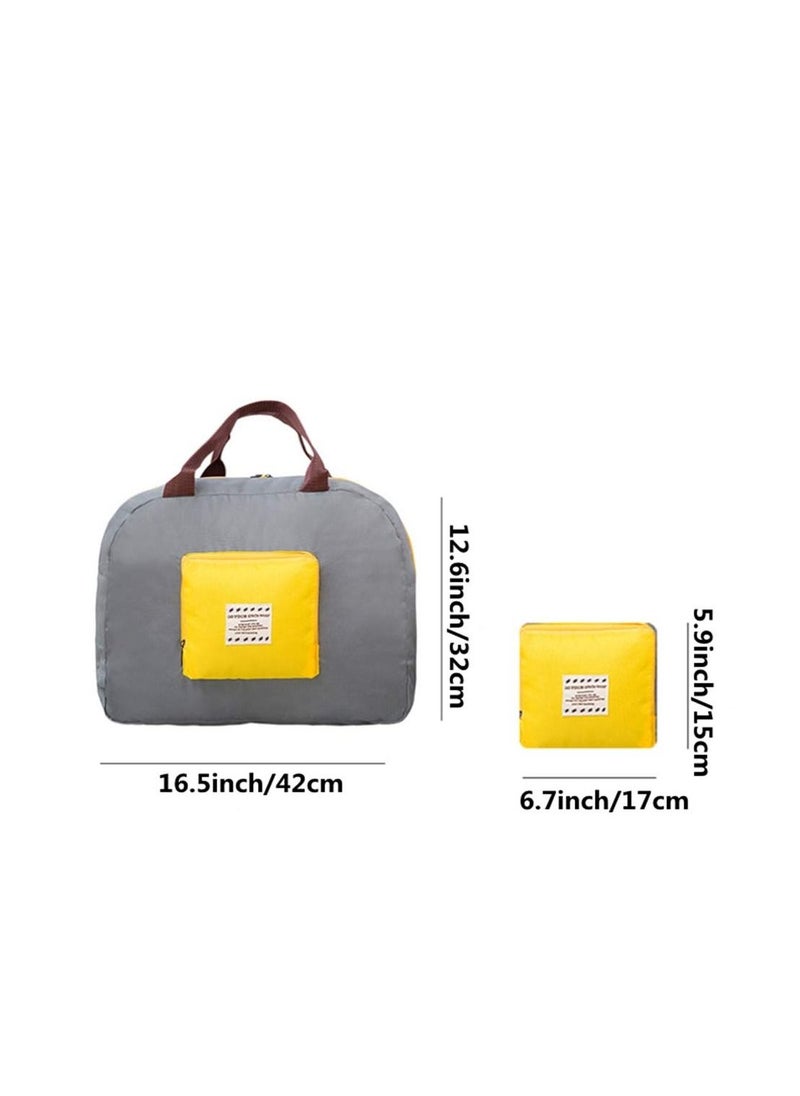 SYOSI - Foldable Travel Duffel Bag, Tote Carry-On Luggage Lightweight Travel Bag Portable Luggage Solution Spacious Travel Tote Water-Resistant Travel Bag Dry and Wet Bag Space-Saving Duffel for Women Travel - Image 1