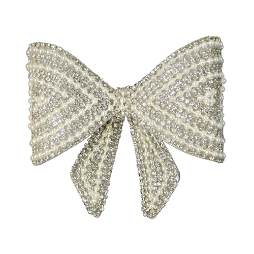 ANVIK Hair Bow Clips for Women | Crystal Bow Clip | Bow Barrette Clip | Alligators Bow Clips | Fancy Hair Clips | Hair Accessories for Women - Image 1