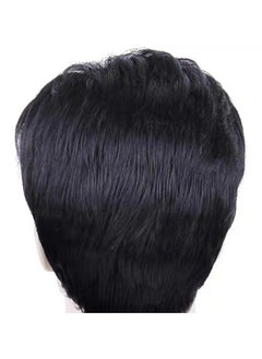 EBMINI New Fashionable Men's Wig Slanted Bangs Short Hair  - Image 4