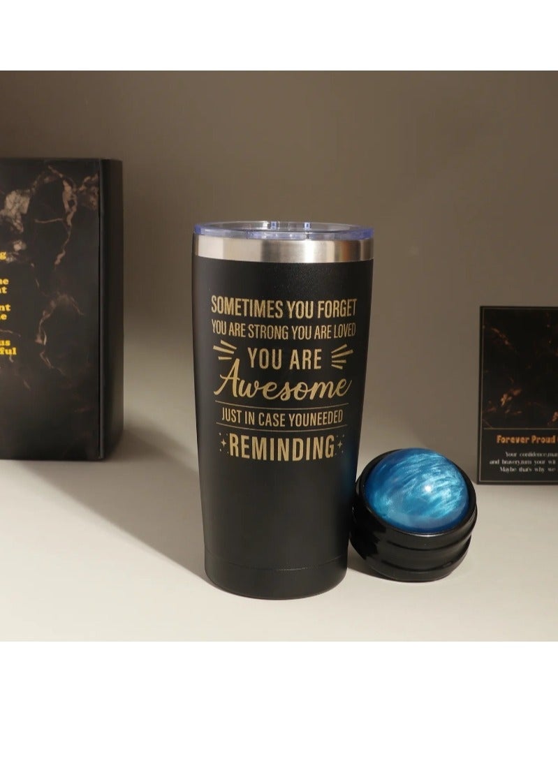 ARNOTEC سلة هدايا للرجال - صندوق هدايا عيد الميلاد، مجموعة هدايا الشفاء السريع تحتوي على 12 هدية ملهمة، حزمة علاج سبا مريحة للرجال، صداقة أفضل الأصدقاء، هدية للصديق - Image 5