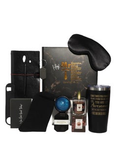 ARNOTEC Gift Basket for Men - Birthday Gift Box, Get Well Soon Gift Set Contains 12 Inspirational Gifts, Relaxing Spa Treatment Package for Men, Bestie Friendship,  Friend Gift  - Image 2