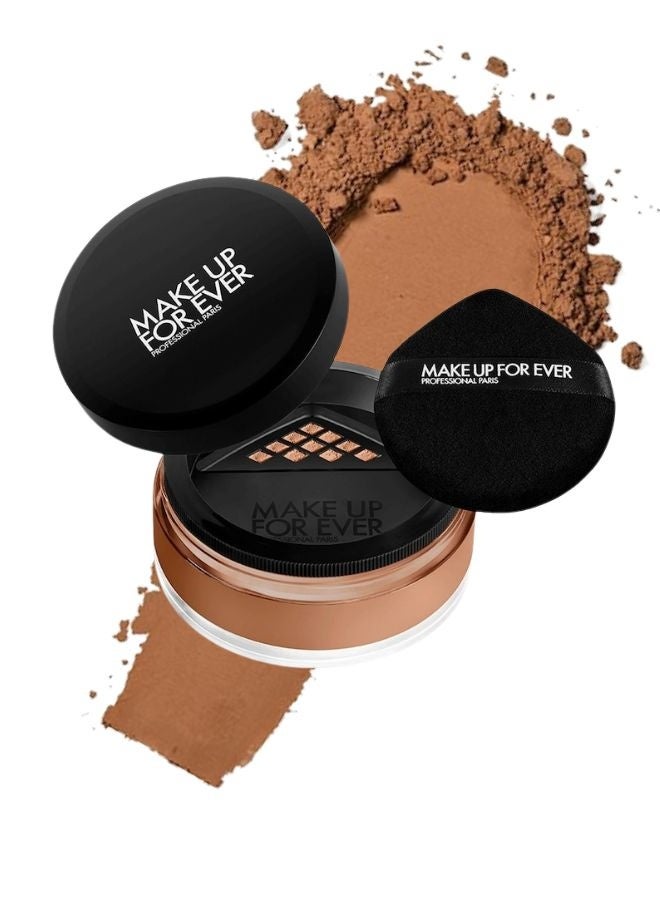 ميك اب فور ايفر بودرة تثبيت البشرة HD من ميك أب فور إيفر للتحكم في لمعان البشرة وإخفاء عيوبها، 0.63 أونصة - لون 4.1 بني غامق - للبشرة الداكنة ذات درجات لونية محايدة إلى ذهبية - Image 1