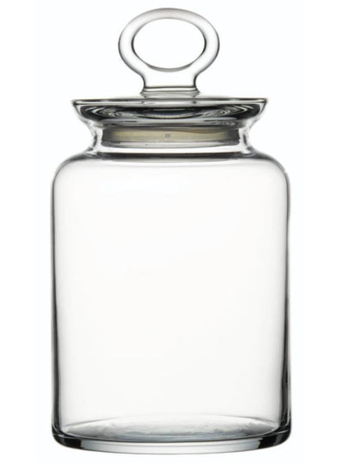 Pasabahce Kitchen Jar with Lid -Clear clear 1.1Liters - Image 1