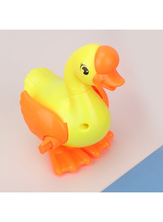 Loquat Creative Children's Hair Tie Toy Mini Cartoon Upper String Chain Small Gift Rotating Mini Landing Gift Wholesale-Color:Chain The Gosling - Image 1