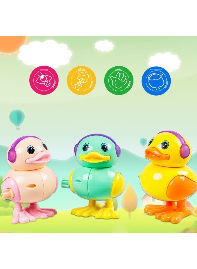 Loquat Creative Children's Hair Tie Toy Mini Cartoon Upper String Chain Small Gift Rotating Mini Landing Gift Wholesale-Color:Chain The Gosling - Image 4