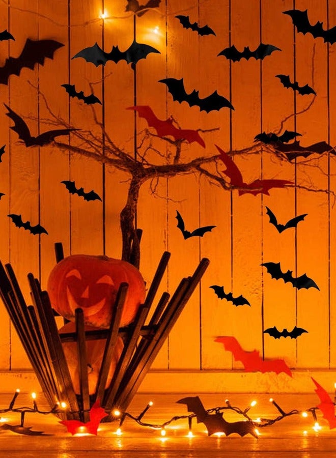 هالوين 3 د لتقوم بها بنفسك بولي كلوريد الفينيل الخفافيش الديكور الجدار ملصق مائي المنزل هالوين الديكور توريد داخلي نافذة غرفة المعيشة مهرجان أسود 16 س 4 سنتيمتر - Image 5