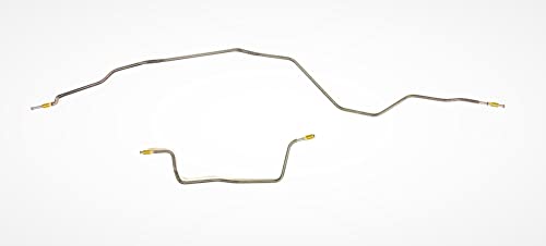 The Stop Shop Rear Axle Brake Lines Fits 9901 Jeep Grand Cherokee Galfan Coated Steel The Stop Shop - Image 1