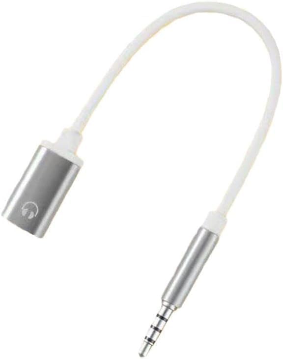 Tustao White 3.5mm Male to TypeC Female Audio Cable Cord 3.5mm Analog Cable USB c Headphone Adapter,Type-C Converter Earphone Adapter Compatible with MP3 Players aux to USB c,Smartphone Headphone Adapters - Image 1