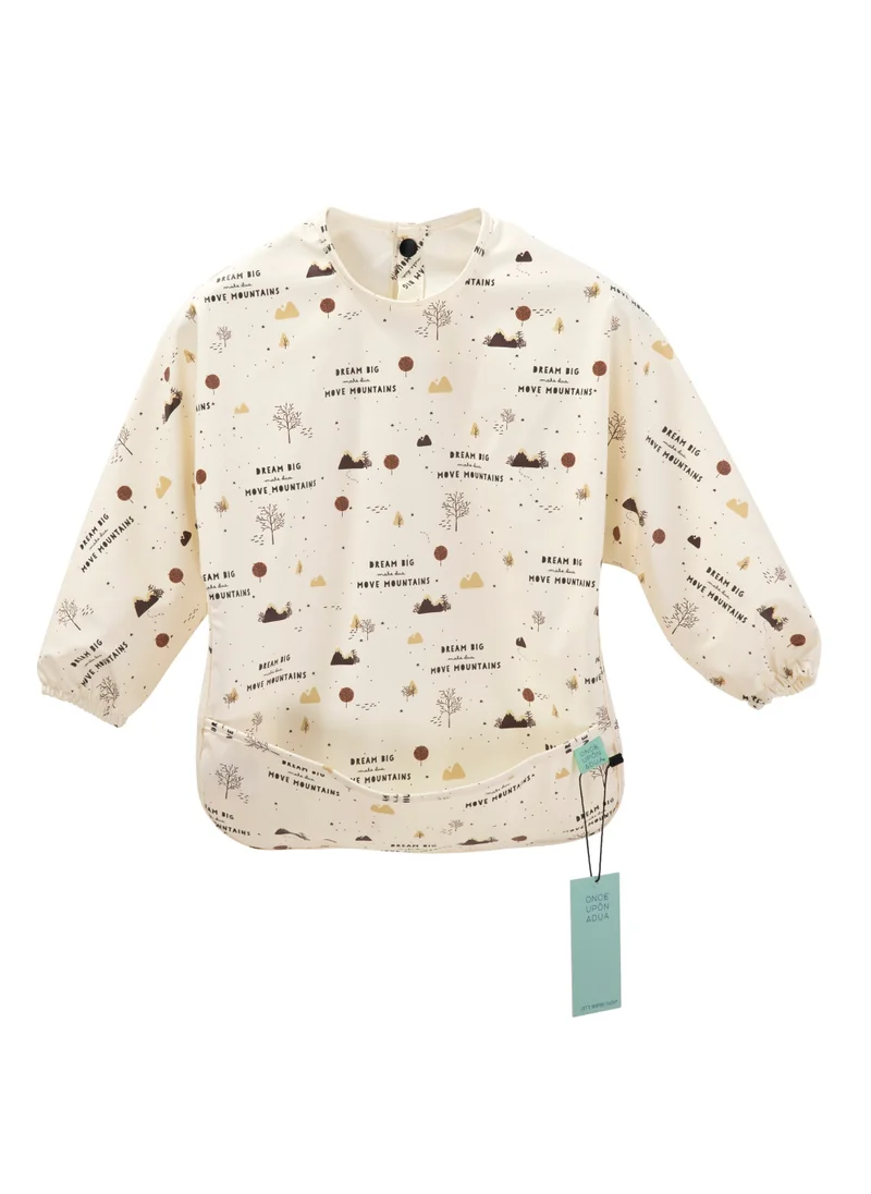 ONCE UPON A DUA Long Sleeved Pocket Bib with Carry Pouch