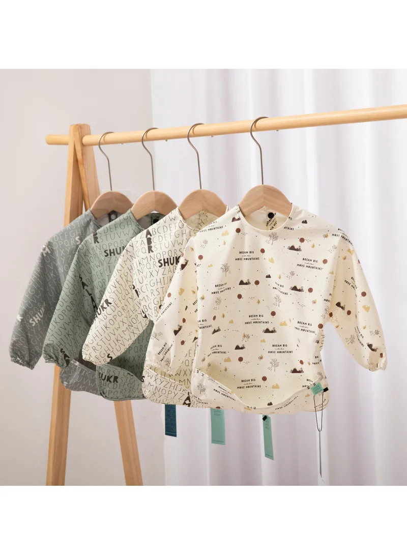 ONCE UPON A DUA Long Sleeved Pocket Bib with Carry Pouch