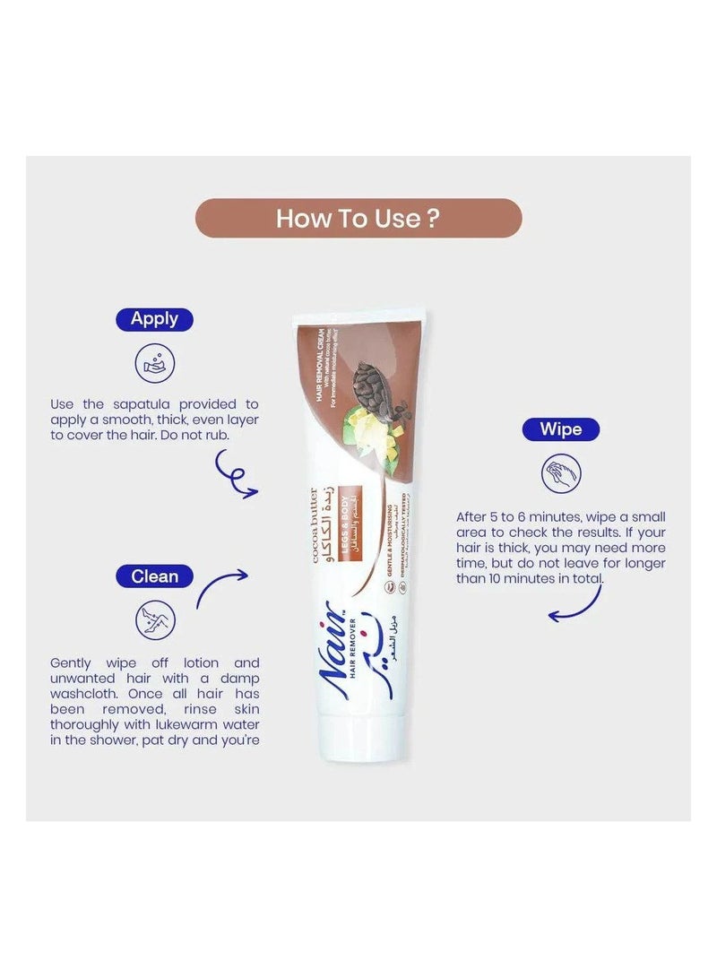 Nair كريم إزالة الشعر بزبدة الكاكاو 110 جرام - Image 5