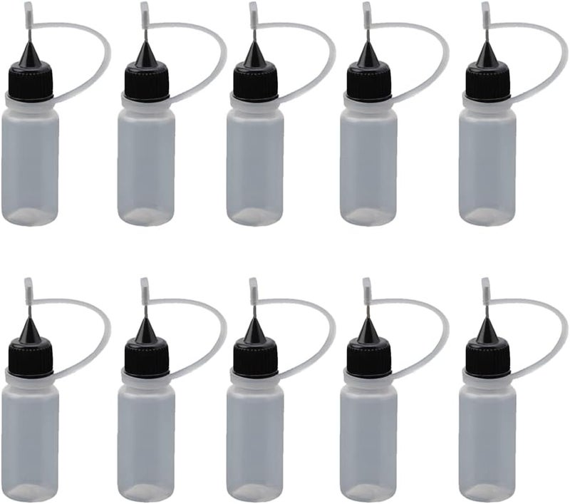 5ml / 10ml / 20ml / 30ml / 50ml / 100ml Empty Needle Tip Bottle Applicator Quilling Tool Bottle for Women Squeeze Bottles for Liquids - Image 3