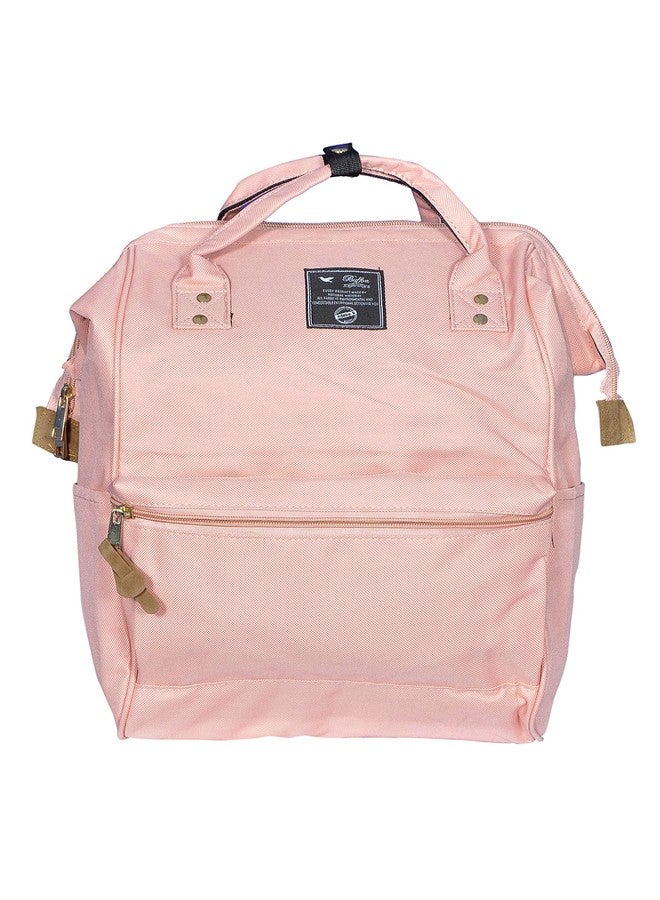 Crawl'in Diaper Bag Backpack Nursing Bags Diaper Maternity Backpack, Waterproof Multifunctional Diaper Backpack/Handbag, Travel Nappy Tote Bag (Peach) - Image 1