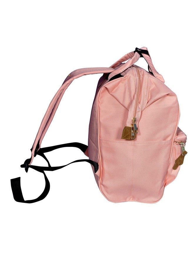 Crawl'in Diaper Bag Backpack Nursing Bags Diaper Maternity Backpack, Waterproof Multifunctional Diaper Backpack/Handbag, Travel Nappy Tote Bag (Peach) - Image 3