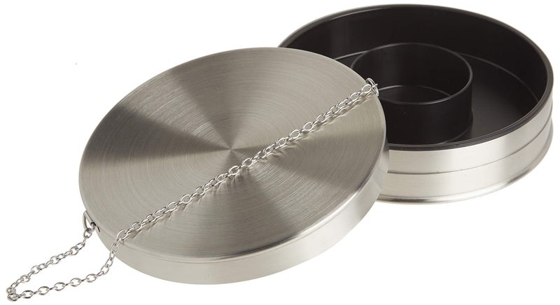 Tablecraft Glass Rimmer Gray