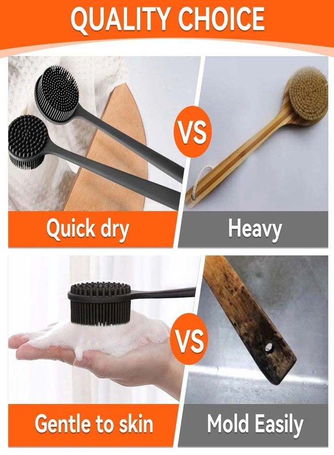 draval Body Brush Shower Brush Back Scrubber Bath Brush Body Brush for Shower Body Scrubber (multicolor) - Image 3