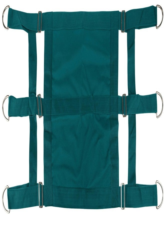 Gatsby Nylon Stall Guard w/Closed Center Turquoise - Image 1