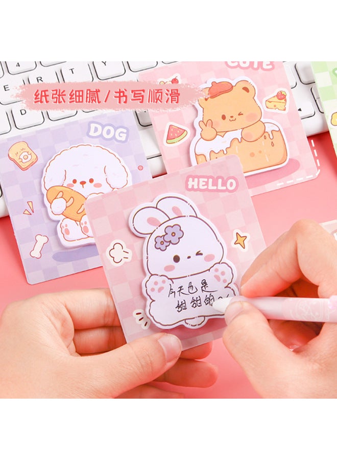 HELPS Cartoon Animal Special-shaped Sticky Notes Customized Style Student Office Notes Message Note Pad Thickeneded Note Paper - Image 3