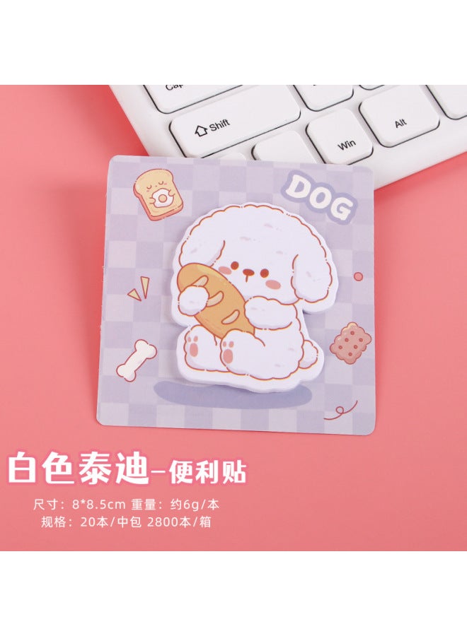 Cartoon Animal Special-shaped Sticky Notes  Style Student Office Notes Mes Note Pad Thickeneded Note Paper - Image 1