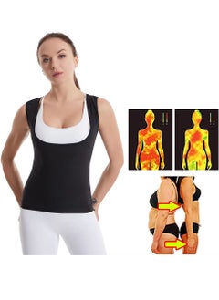 Spall Women Sauna Tank Top for Weight Loss Waist Trainer Body Shaper Sweat Top Slimming Workout Sauna Vest  - Image 1