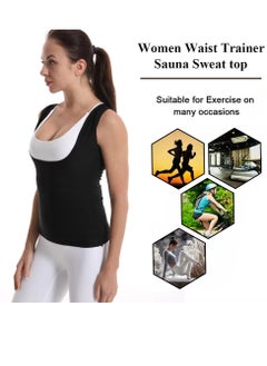 Spall Women Sauna Tank Top for Weight Loss Waist Trainer Body Shaper Sweat Top Slimming Workout Sauna Vest  - Image 2