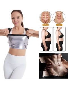 Spall Women Sauna Tank Top for Weight Loss Waist Trainer Body Shaper Sweat Top Slimming Workout Sauna Vest  - Image 3