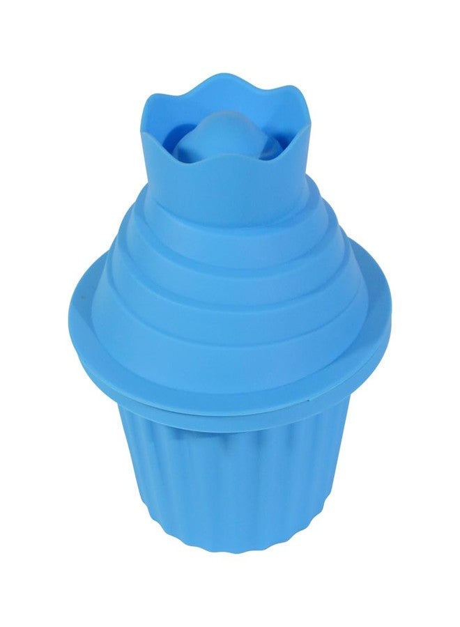 JYNHOOR Giant Cupcake Molds,Dishwasher Safe Big Top Silicone Cupcake Molds,Non-Stick Jumbo Caupcake Bake sets for Easy Cake Decorating and DIY Bake tools(3 pack) (Blue) - Image 2