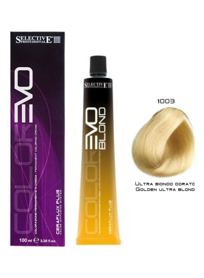 Selective Professional Colorevo 1003 Golden Ultra Blond 100ml - Image 1