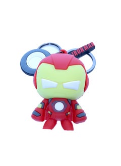 General Elegant Disney Keyring Iron Man Keychain for Kids Soft Silicone  Key Chains Girls and Boys Bag Key Holder Rings Accessories.  - Image 4