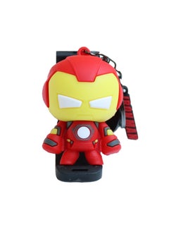 General Elegant Disney Keyring Iron Man Keychain for Kids Soft Silicone  Key Chains Girls and Boys Bag Key Holder Rings Accessories.  - Image 2