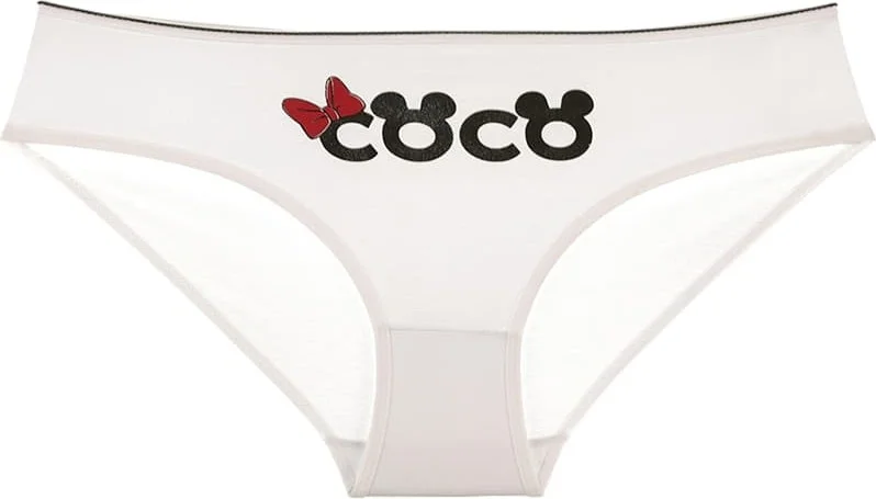 دونيلا 10 Pcs. Colorful Coco Printed Women's High Waist Panties - 31711103LF