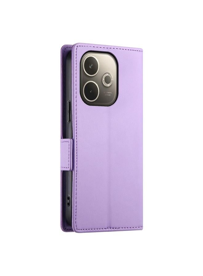 S-TOP Case For OPPO A5 PRO 5G Global Side Buckle Magnetic Frosted Leather Phone Case - Image 3