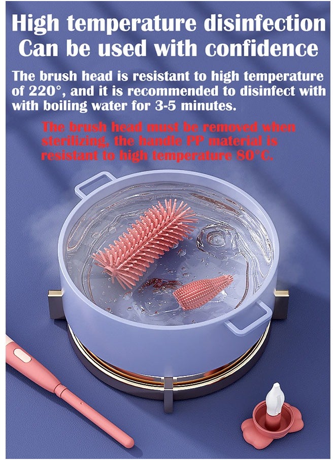 ZCM-HAPPY - 4-Piece Bottle Cleaning Brush Set - Image 1