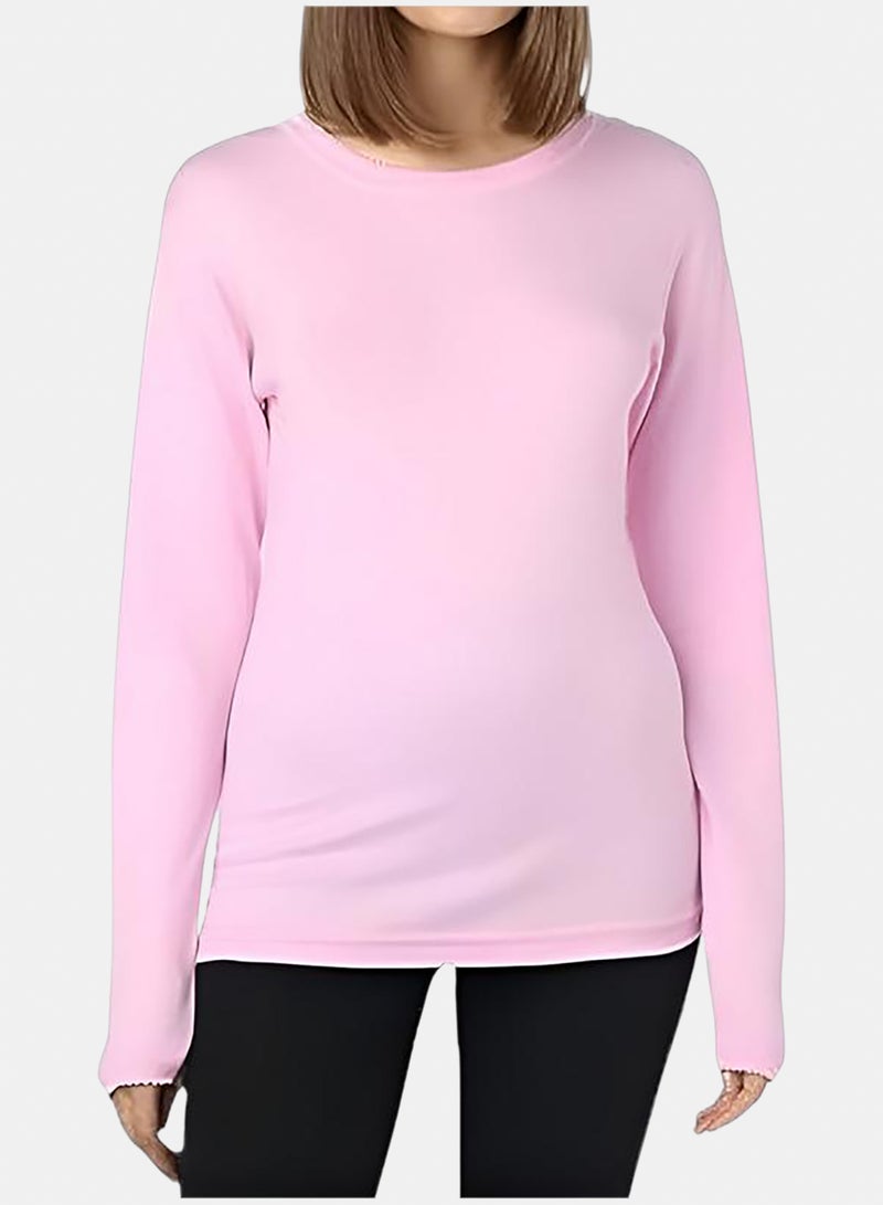Dahab Cotton Long Sleeves Undershirt Round Neck - Image 3