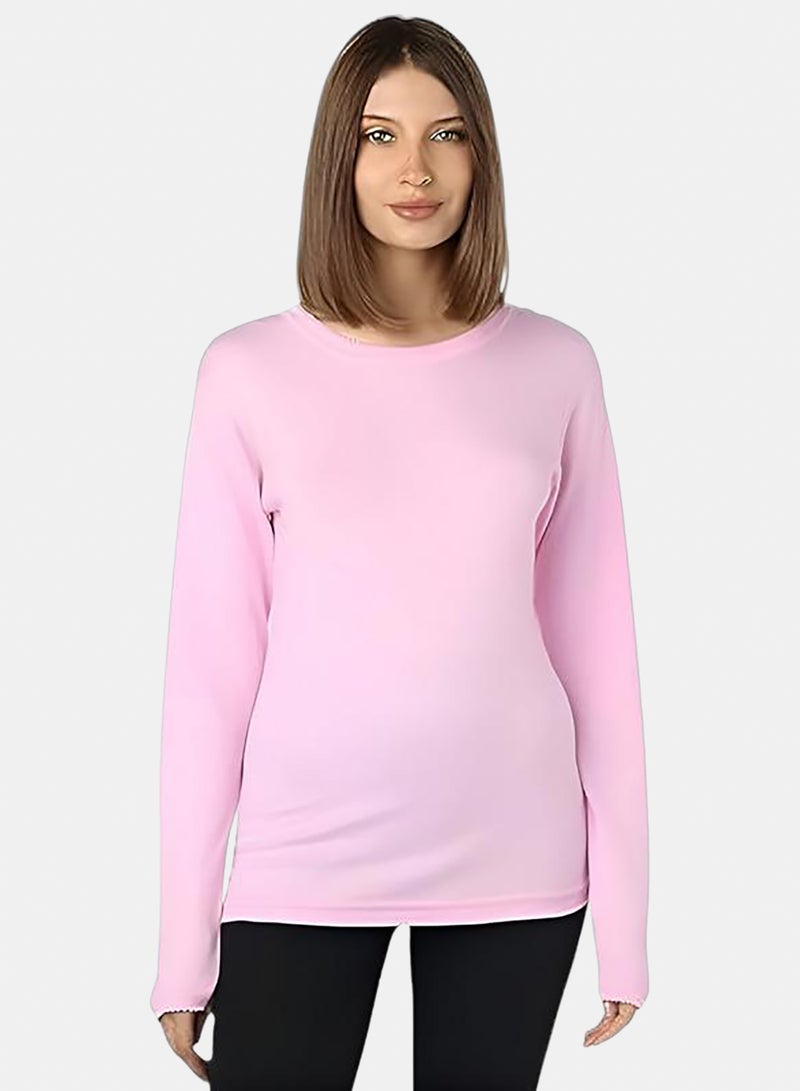 Dahab Cotton Long Sleeves Undershirt Round Neck - Image 2