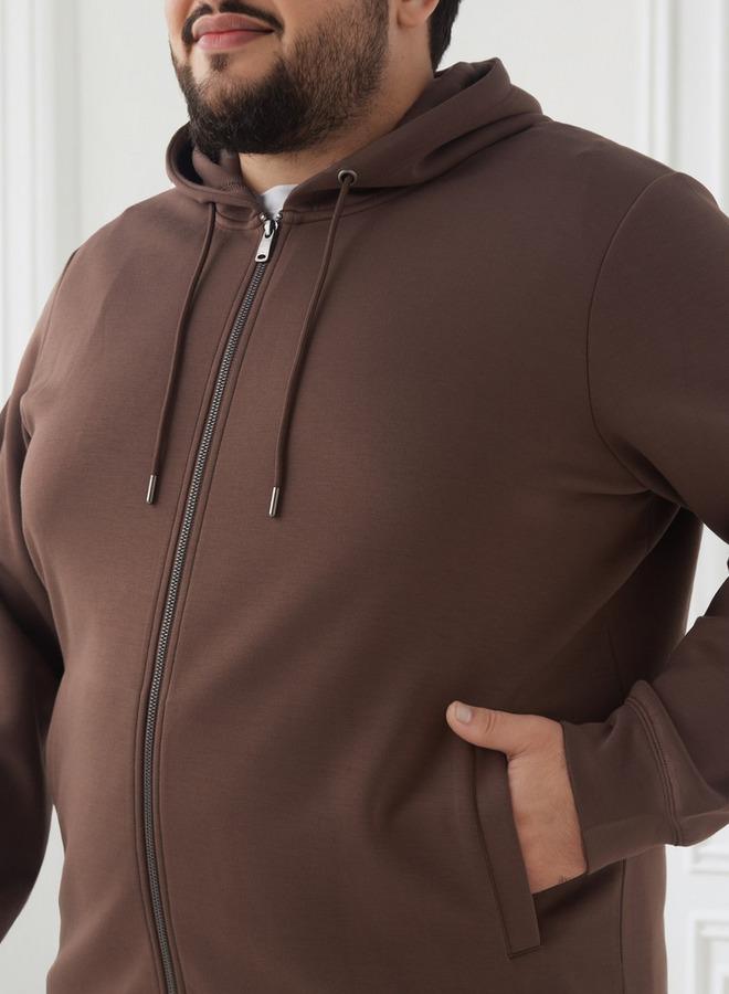 Splash FAV Men Plus Size Regular Fit Kangaroo Pocket Hoodie - Image 4