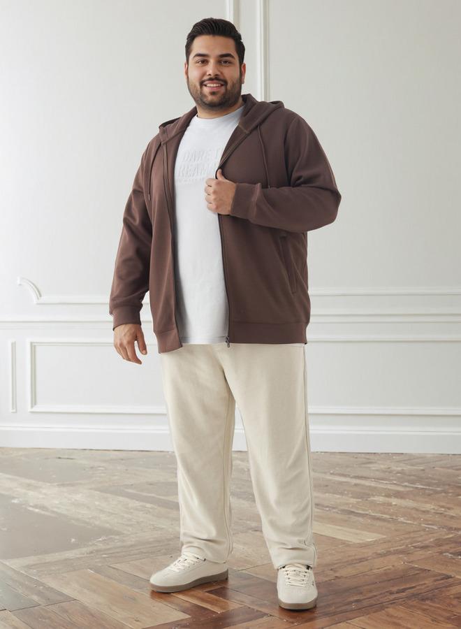 Splash FAV Men Plus Size Regular Fit Kangaroo Pocket Hoodie - Image 2