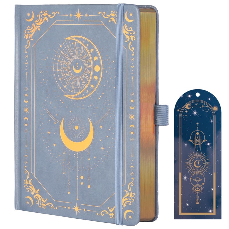 TIEFOSSI Dot Journal, 160gsm 190 Numbered Pages, Diary for Work & Sketching, A5 Hardcover Leather Journal for Writing Women Men - Image 1