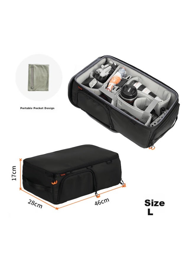 Tarion Tulinglong Shellcore Camera Lens Inner Bag Micro Single Dslr Storage Bag Custom Divider Shockproof Compression Splash-proof Protective Inner Bag L Size - Image 1