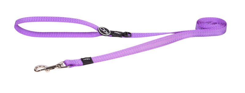 Rogz Reflective Dog Leash for Medium Dogs 58 wide 6 long Purple - Image 2