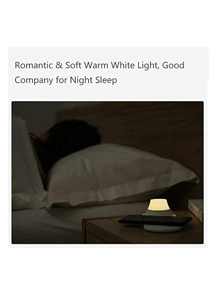 Yeelight - Wireless Quick Fast Charger USB Charging Port Design with Separated Magnetic 7 LED Double Color Temperature Changing Night Light Beside Lamp Compact for Mobile Phone Living Room - Image 1