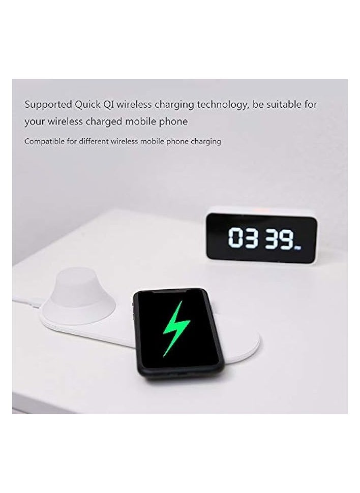 Yeelight Wireless Quick Fast Charger USB Charging Port Design with Separated Magnetic 7 LED Double Color Temperature Changing Night Light Beside Lamp Compact for Mobile Phone Living Room  - Image 3