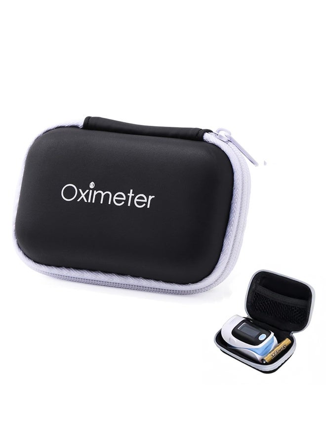 Chabeia Oximeter Storage Case Hard Pulse Oximeter Case Finger Pulse Oximeter Travel Storage Bag Oxygen Saturation Monitor Organizer Zipper Pouch - Image 1