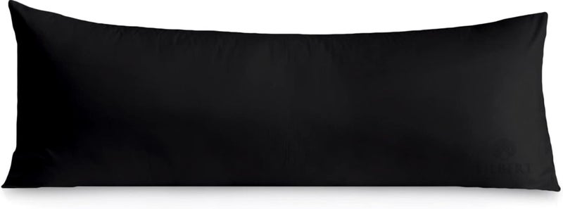 Filbert Filbert Ultra Soft Microfiber Body Pillow Long Large Pillows for Use During Pregnancy Side Sleeper Cover Insert 20 x 54 Inches Pack of 1 Black  - Image 2
