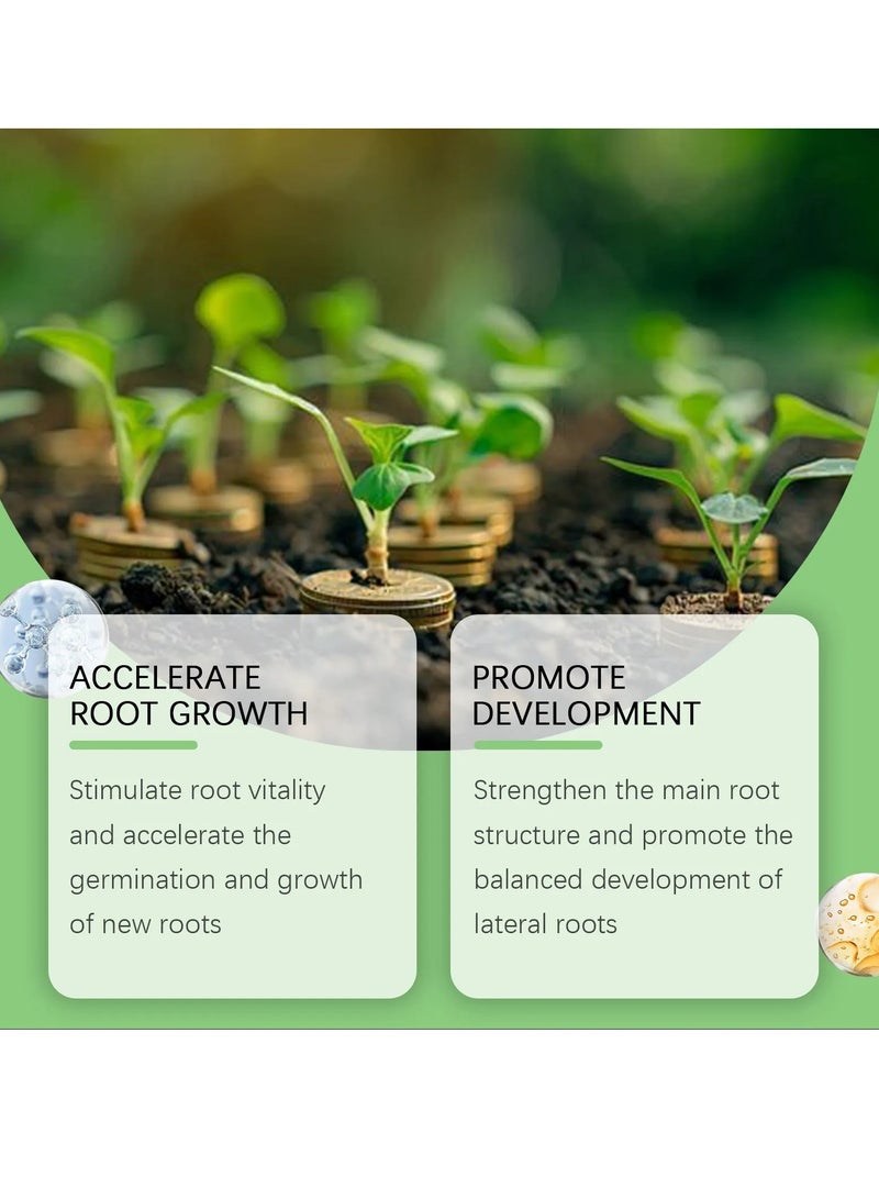 MOONSPRY All-Purpose Rooting Solution, Rooting Hormone for Cuttings,Rapid Rooting Solution Plant Growth Enhancer Supplement, Root Starter for Plant Cuttings Suitable for Flower Vegetable Herb Fruit Tree Garden - Image 2