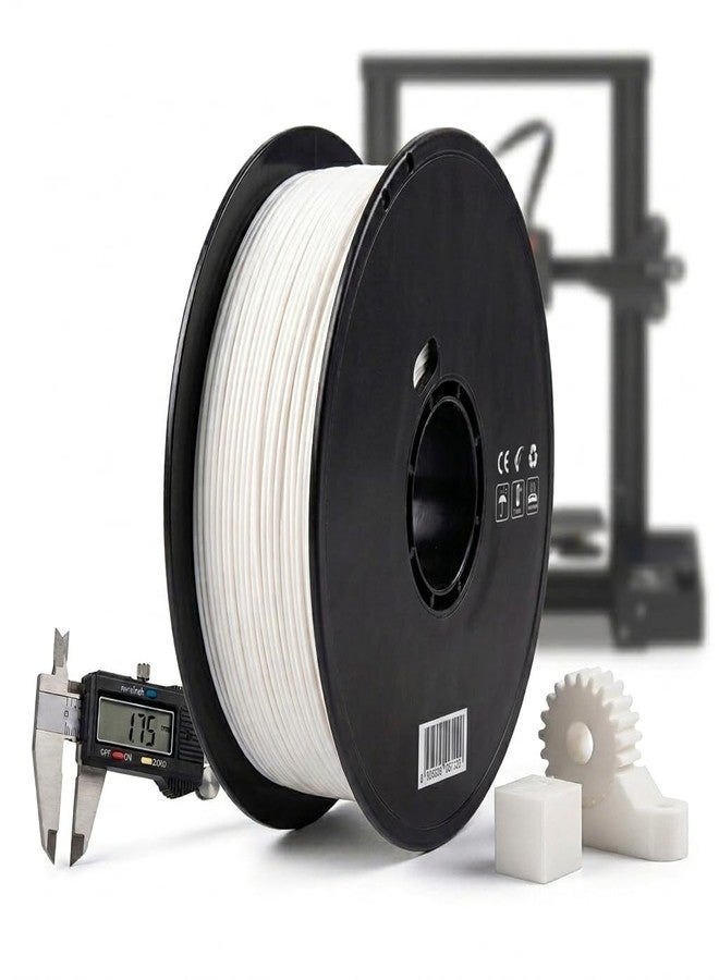 Tesseract Premium PETG 1.75mm 3D Printing Filament | Dimensional Accuracy +/- 0.03mm | Compatible with Most FDM Printers | 1 KG 3D Printer Filament - White (Quantity 1) - Image 1