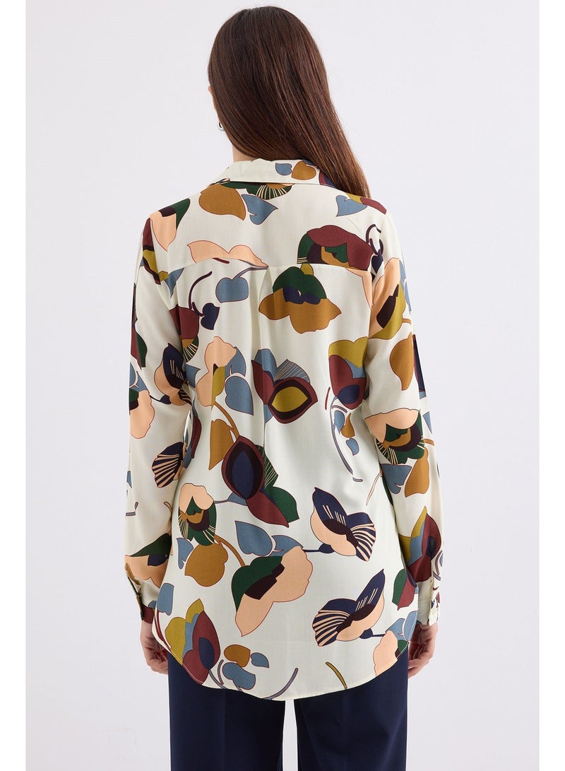 Floral Graphic Patterned Shirt  - Image 5