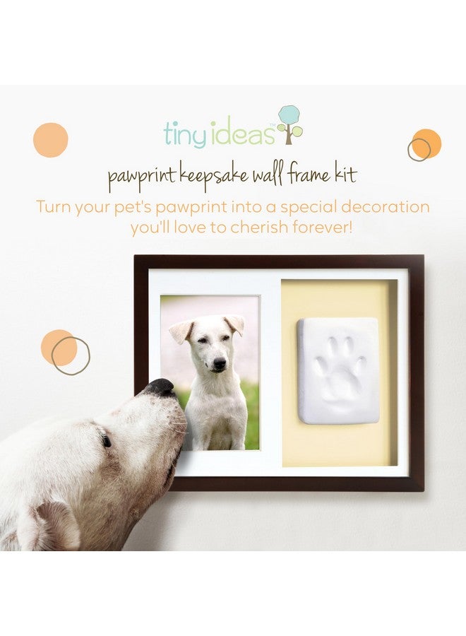tiny ideas Paw Print Keepsake Impression Kit, No Mess Pet Clay Paw Print Mold for Dog and Cat, Ideal Personalized Gift or Memorial Frame for Pet Parents - Image 2