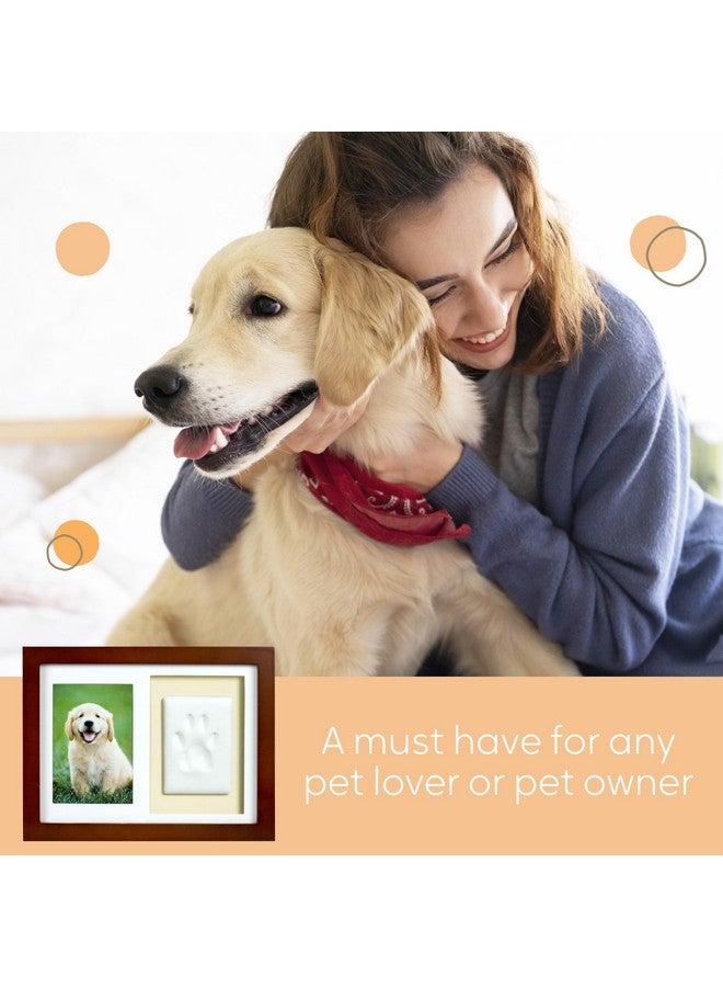 tiny ideas Paw Print Keepsake Impression Kit, No Mess Pet Clay Paw Print Mold for Dog and Cat, Ideal Personalized Gift or Memorial Frame for Pet Parents - Image 4